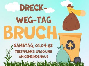 Dreck-Weg-Tag am Samstag, den 01.04.2023
