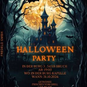 Halloween-Party in Burg Bruch